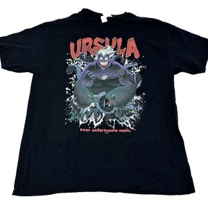 Men's Disney's The Little Mermaid Ursula Poor Unfortunate Souls Poster Tee.